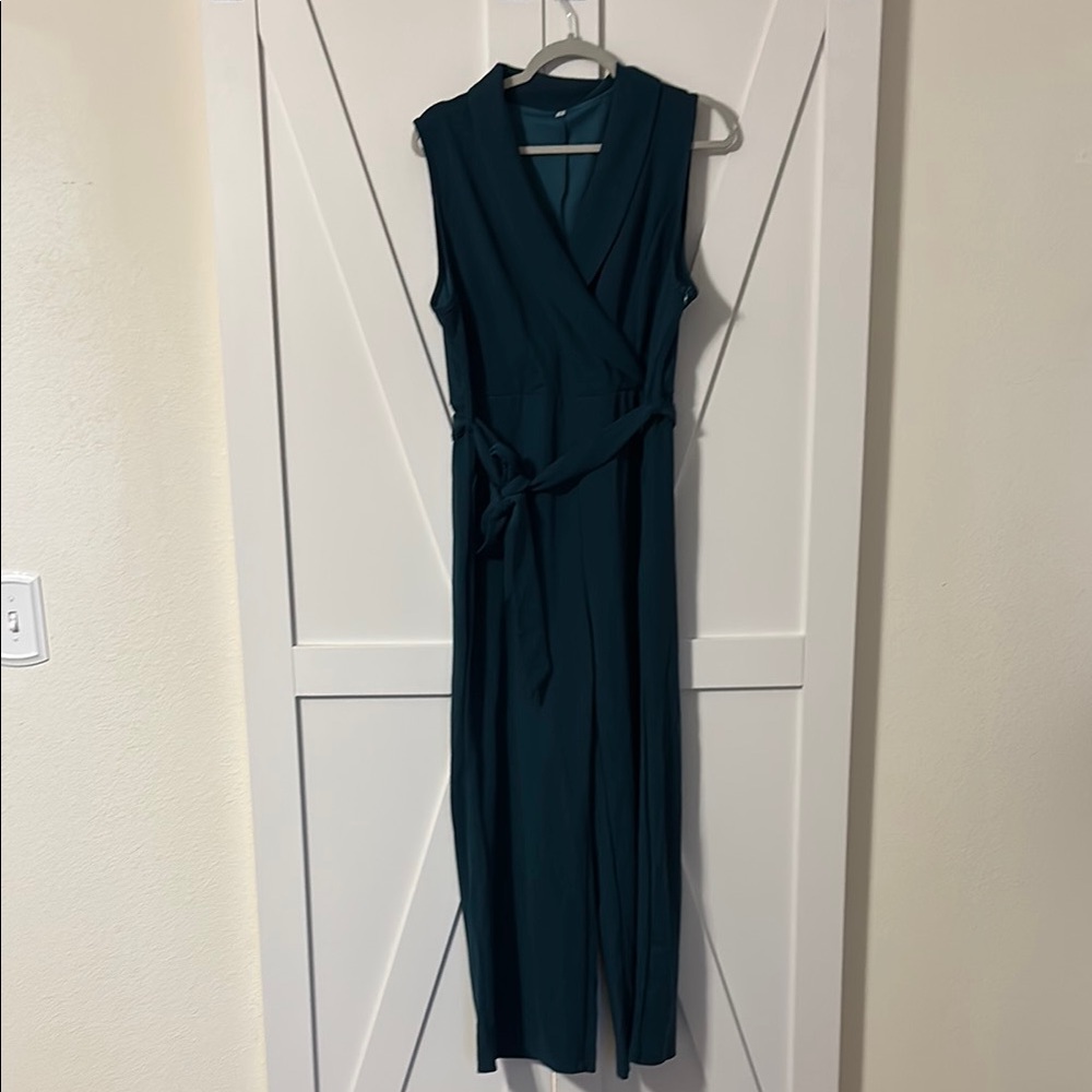 Teal Sleeveless Jumpsuit/Romper